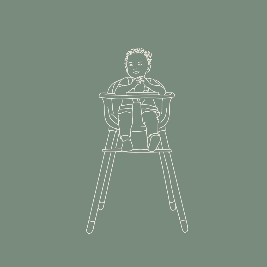 architecte d'intérieur Café et restaurant kid's friendlychaise haute